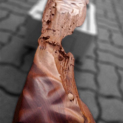 Holzkunstwerk - Fragment