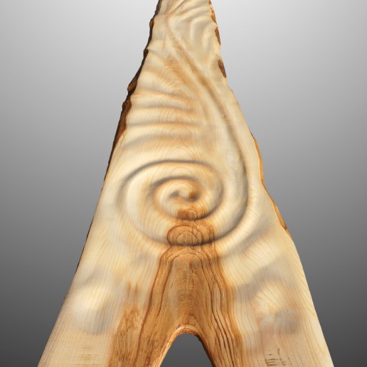 Holzkunstwerk - Am Wendepunkt der Gezeiten